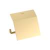 Hansgrohe Addstoris Toilet Paper Holder With Cover In Brushed Gold Optic, 41753250