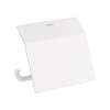 Hansgrohe Addstoris Toilet Paper Holder With Cover In Matte White, 41753700
