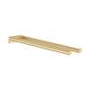 Hansgrohe Addstoris Dual  Towel Bar In Brushed Gold Optic, 41770250