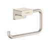 Hansgrohe Addstoris Toilet Paper Holder Without Cover In Brushed Nickel, 41771820