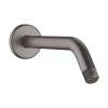 Hansgrohe  Showerarm Standard 9" In Brushed Black Chrome, 4186343