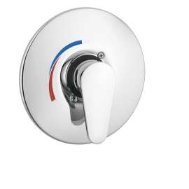 Hansgrohe Commercial Pressure Balance Trim E In Chrome, 4201000