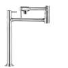 Hansgrohe Talis C Pot Filler, Deck-Mounted In Chrome, 4219000