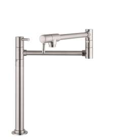 Hansgrohe Talis C Pot Filler, Deck-Mounted In Stainless Steel Optic, 4219800