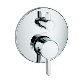 Hansgrohe Ecostat Thermostatic Trim S With Volume Control And Diverter In Chrome, 4231000