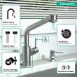 Hansgrohe Talis S Semiarc Kitchen Faucet, 2-Spray Pull-Out, 1.75 Gpm In Stainless Steel Optic, 4247800