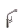 Hansgrohe Talis S Semiarc Kitchen Faucet, 2-Spray Pull-Out, 1.75 Gpm In Stainless Steel Optic, 4247800