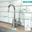 Hansgrohe Talis S Beverage Faucet, 1.5 Gpm In Stainless Steel Optic, 4301800