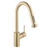 Hansgrohe Talis S² Higharc Kitchen Faucet, 2-Spray Pull-Down, 1.5 Gpm In Brushed Gold Optic, 4310251