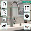 Hansgrohe Talis S² Higharc Kitchen Faucet, 2-Spray Pull-Down, 1.5 Gpm In Stainless Steel Optic, 4310801