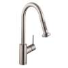 Hansgrohe Talis S² Higharc Kitchen Faucet, 2-Spray Pull-Down, 1.5 Gpm In Stainless Steel Optic, 4310801