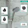 Hansgrohe Croma 100 Handshower E Vario-Jet, 2.0 Gpm In Chrome, 4332000