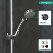 Hansgrohe Croma 100 Classic Handshower 3-Jet, 2.0 Gpm In Chrome, 4334000