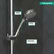 Hansgrohe Croma 100 Classic Handshower 3-Jet, 2.0 Gpm In Chrome, 4334000
