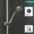 Hansgrohe Croma 100 Classic Handshower 3-Jet, 2.0 Gpm In Brushed Nickel, 4334820