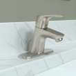 Hansgrohe Focus Single-Hole Faucet 70 With Pop-Up Drain, 1.2 Gpm In Brushed Nickel, 4370820