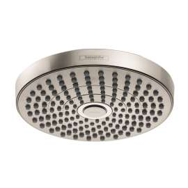 Hansgrohe Croma Select S Showerhead 180 2-Jet, 1.8 Gpm In Brushed Nickel, 4388820