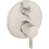 Hansgrohe Ecostat Pressure Balance Trim S With Diverter In Brushed Nickel, 4447820