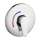 Hansgrohe Commercial Pressure Balance Trim E In Chrome, 4496000