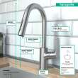 Hansgrohe Focus Prep Kitchen Faucet, 2-Spray Pull-Down, 1.75 Gpm In Stainless Steel Optic, 4506801