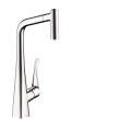 Hansgrohe Metris Prep Kitchen Faucet, 2-Spray Pull-Out, 1.75 Gpm In Chrome, 4508000