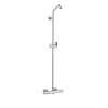 Hansgrohe Croma Showerpipe Without Shower Components In Brushed Nickel, 4536820