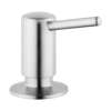 Hansgrohe  Soap Dispenser, Contemporary In Stainless Steel Optic, 4539800