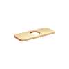Hansgrohe E&S Accessories Base Plate For Modern Single-Hole Faucets, 6" In Brushed Bronze, 4565140