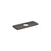 Hansgrohe E&S Accessories Base Plate For Modern Single-Hole Faucets, 6" In Matte Black, 4565670
