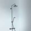 Hansgrohe Croma Select S Showerpipe 180 2-Jet, 1.8 Gpm In Brushed Nickel, 4697821