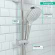 Hansgrohe Croma Select E Handshower 110 Vario-Jet, 2.0 Gpm In White/Chrome, 4726000