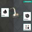 Hansgrohe Croma 100 Classic Showerhead 3-Jet, 1.8 Gpm In Polished Nickel, 4751830
