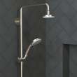 Hansgrohe Croma 100 Handshower E 3-Jet, 1.8 Gpm In Brushed Nickel, 4752820