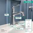 Hansgrohe Joleena Single-Hole Faucet 100 With Pop-Up Drain, 1.2 Gpm In Chrome, 4771000