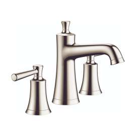Hansgrohe Joleena Widespread Faucet 100 With Pop-Up Drain, 1.2 Gpm In Polished Nickel, 4774830