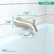 Hansgrohe Joleena Tub Spout With Diverter In Brushed Nickel, 4775820
