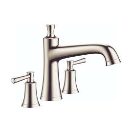 Hansgrohe Joleena 3-Hole Roman Tub Set Trim In Polished Nickel, 4776830