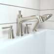 Hansgrohe Joleena 4-Hole Roman Tub Set Trim With 1.75 Gpm Handshower In Brushed Nickel, 4777820