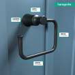 Hansgrohe Joleena Towel Ring In Matte Black, 4786670