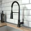 Hansgrohe Joleena Semi-Pro Kitchen Faucet, 2-Spray, 1.75 Gpm In Matte Black, 4792670