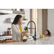Hansgrohe Joleena Semi-Pro Kitchen Faucet, 2-Spray, 1.75 Gpm In Matte Black, 4792670