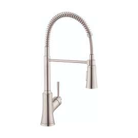 Hansgrohe Joleena Semi-Pro Kitchen Faucet, 2-Spray, 1.75 Gpm In Stainless Steel Optic, 4792800
