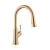 Hansgrohe Joleena Higharc Kitchen Faucet, 2-Spray Pull-Down, 1.75 Gpm In Brushed Bronze, 4793140