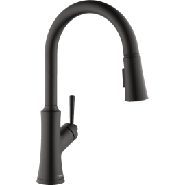 Hansgrohe Joleena Higharc Kitchen Faucet, 2-Spray Pull-Down, 1.75 Gpm In Matte Black, 4793670