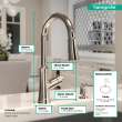 Hansgrohe Joleena Higharc Kitchen Faucet, 2-Spray Pull-Down, 1.75 Gpm In Polished Nickel, 4793830