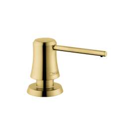 Hansgrohe Transitional Soap Dispenser In Brushed Gold Optic, 4796250