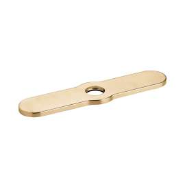 Hansgrohe Joleena Base Plate For Single-Hole Kitchen Faucets, 10" In Brushed Bronze, 4797140