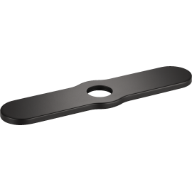 Hansgrohe Joleena Base Plate For Single-Hole Kitchen Faucets, 10" In Matte Black, 4797670