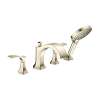 Hansgrohe Locarno 4-Hole Roman Tub Set Trim With 1.75 Gpm Handshower In Polished Nickel, 4817830
