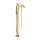 Hansgrohe Locarno Freestanding Tub Filler Trim With 1.75 Gpm Handshower In Brushed Gold Optic, 4818250